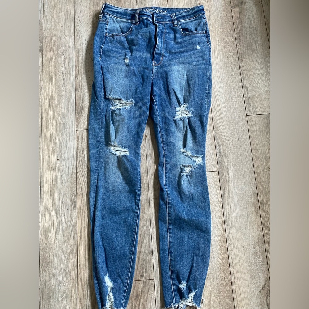 American eagle high rise jegging jeans size 12